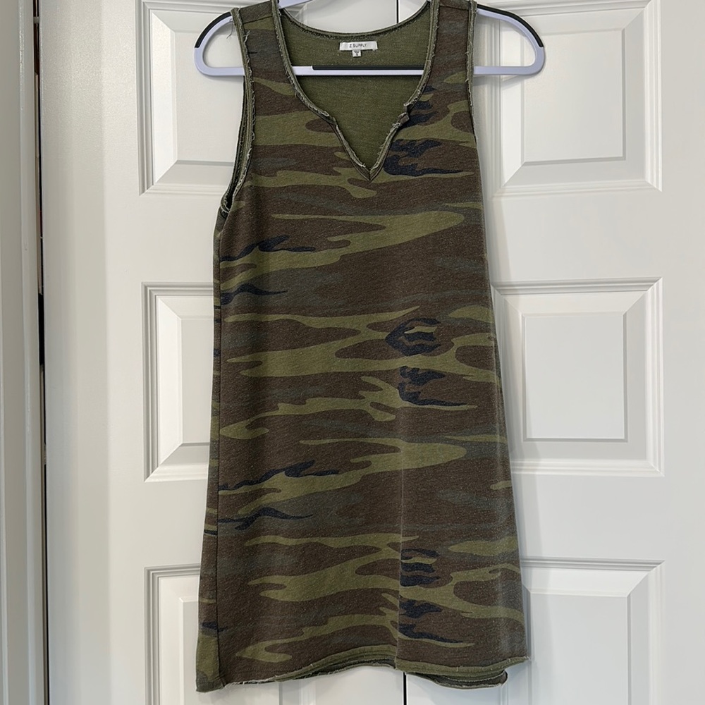 Camo slip dress
